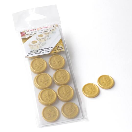 Gartner Studios Fleur De Lis Self Adhesive Faux Wax Seals Gartner Studios Fleur De Lis Self Adhesive Faux Wax Seals